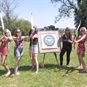 girls at archery 